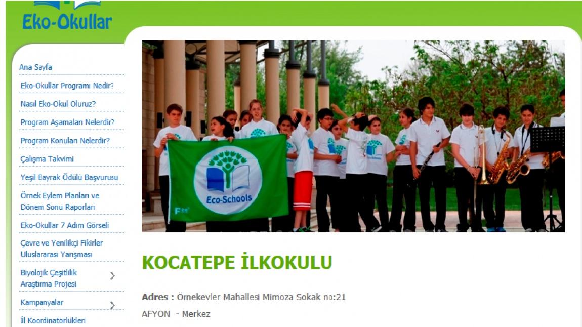 Kocatepe İlkokulu olarak Eko-Okullar Projesine Başlamış Bulunuyoruz